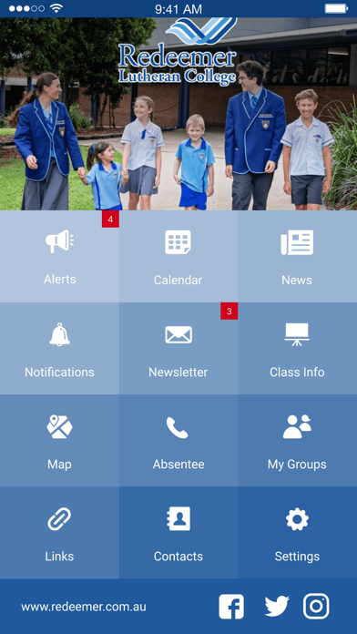 Redeemer Lutheran College Screenshot