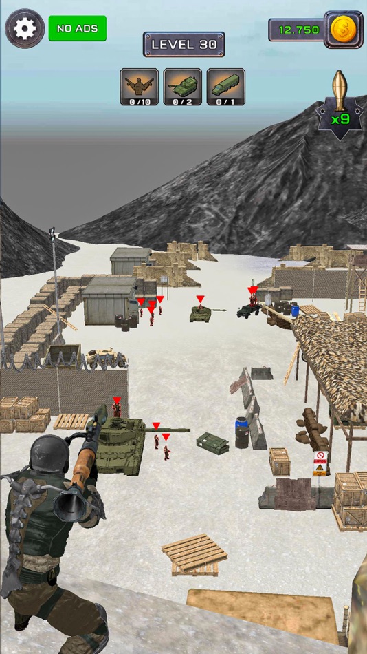#1. Rocket Attack 3D: RPG Shooting (iOS) 由: Teos Oyun