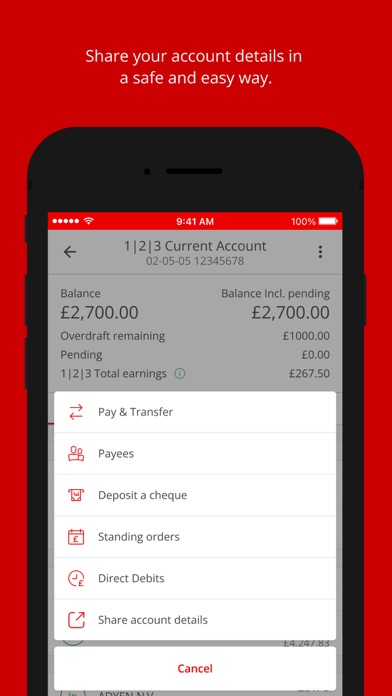 Santander Mobile Banking Screenshot