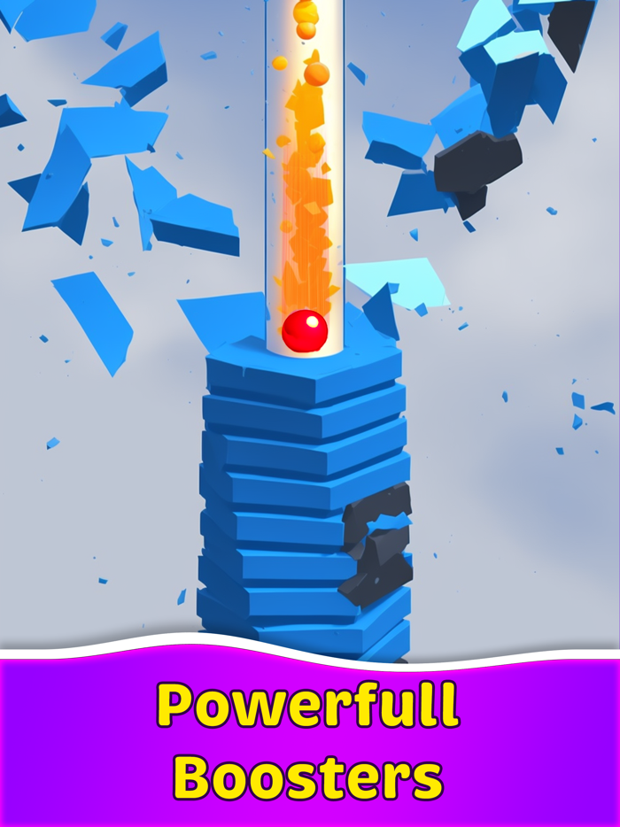 Helix Paint Ball - jump Stack