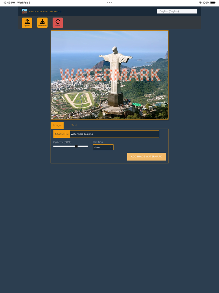 Add Watermark to Photo