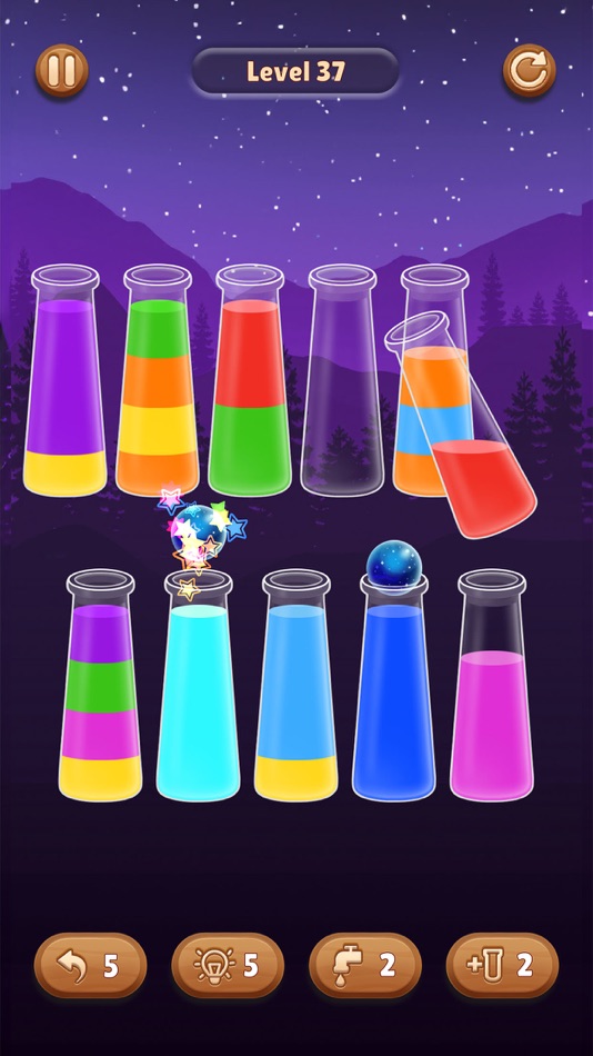 #9. Color Water Sort Wooden Puzzle (iOS) 由: Kim Chinh Nguyen Thi