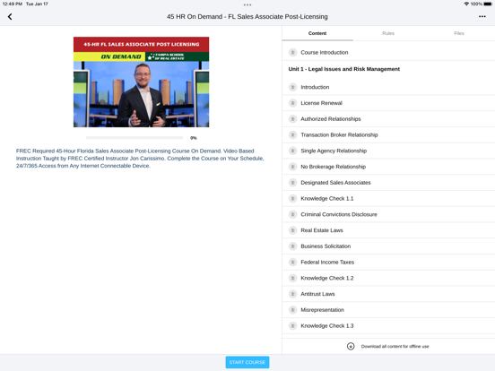 TSRE FL Real Estate Courses