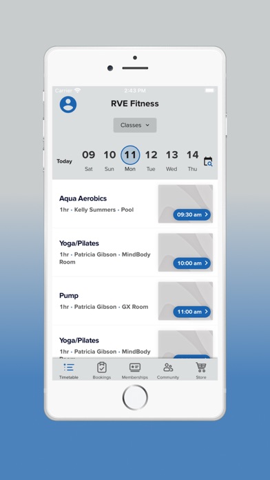 RvE Fitness Screenshot