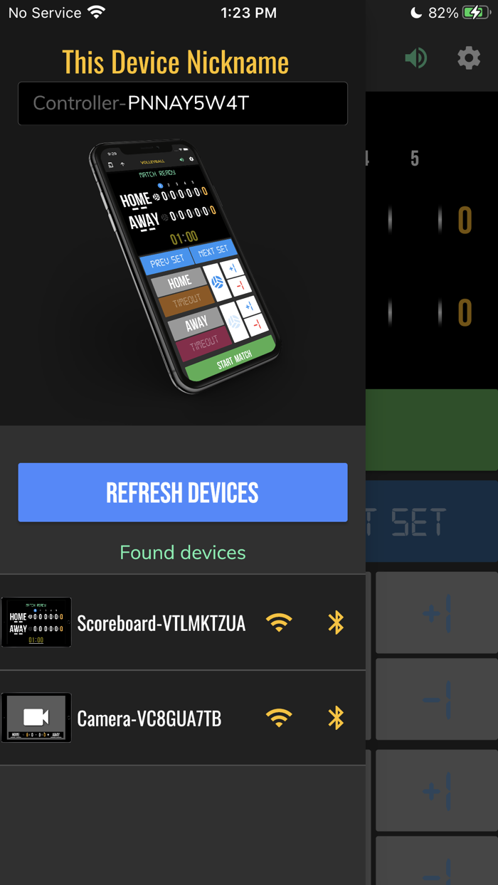 BT Volleyball Controller