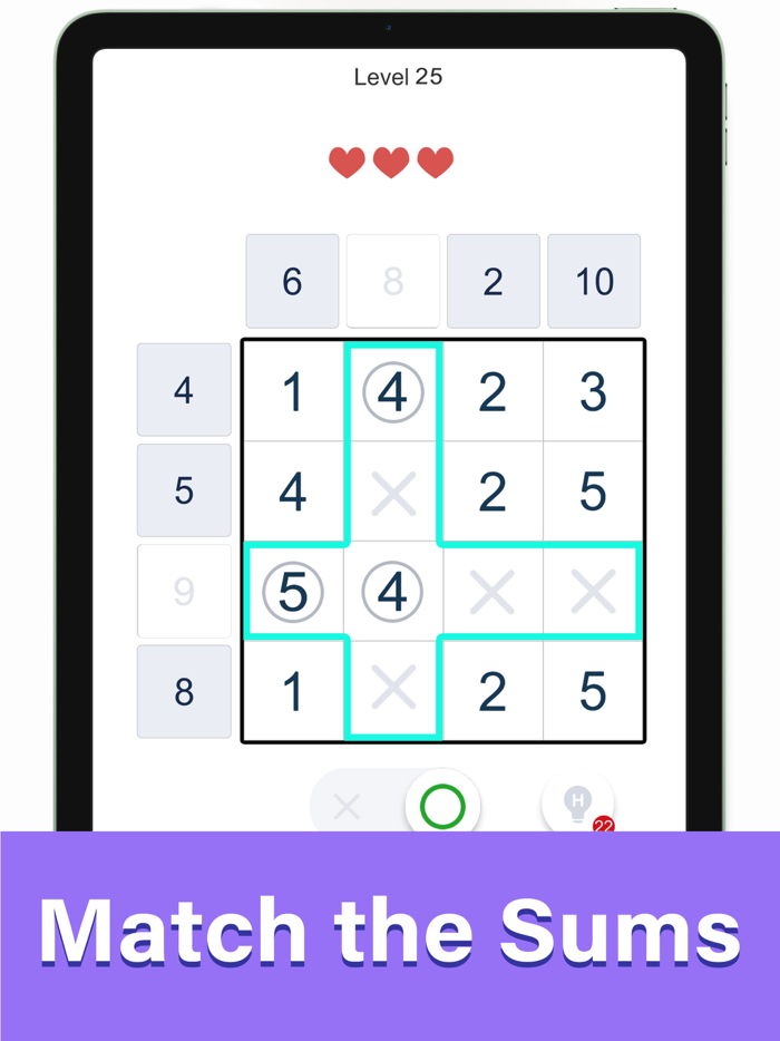 Number Sum - Math Puzzle Game