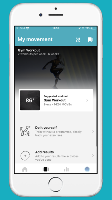 IHL Fitness Tracker Screenshot
