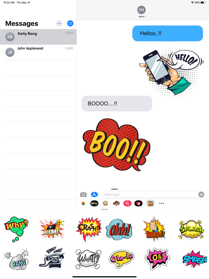 Comic Stickers Real