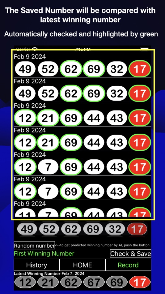 #3. PowerBall AI (iOS) 由: KyungJin Park