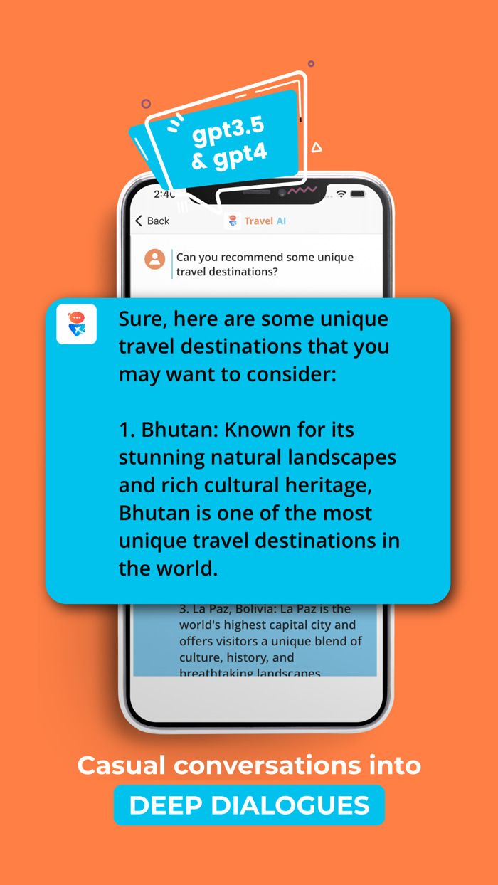Travel AI - Chatbot