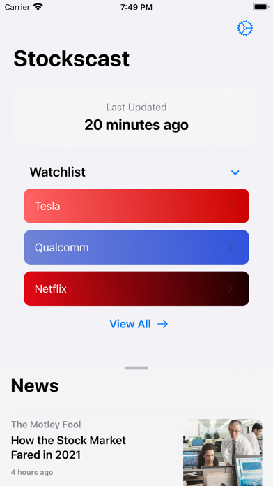 Stockscast Screenshot