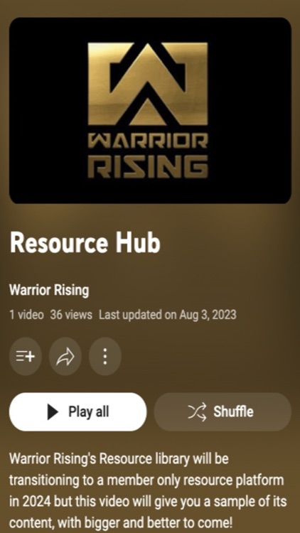 Warrior Rising
