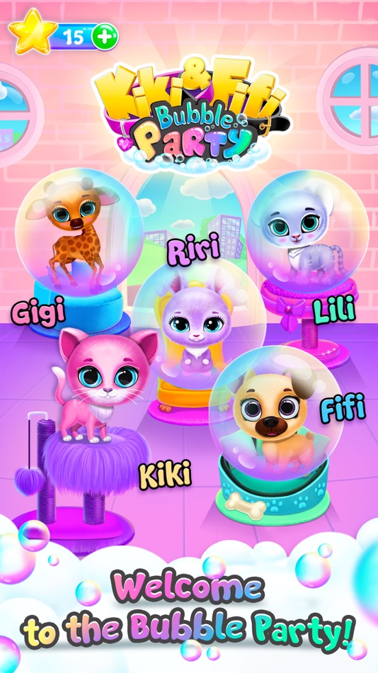 #4. Kiki & Fifi Bubble Party (iOS) بواسطة: TutoTOONS