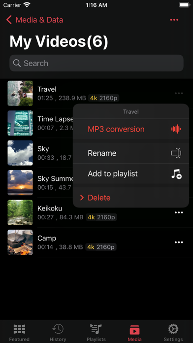 Muda - Powerful music player Screenshot