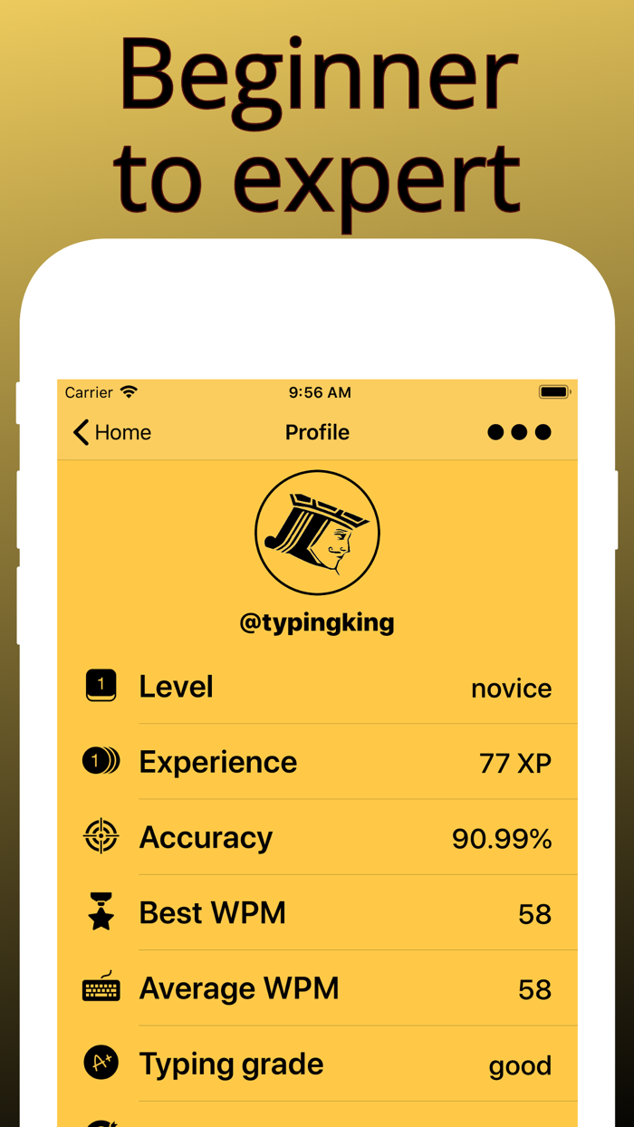 Typing Practice - Royalty