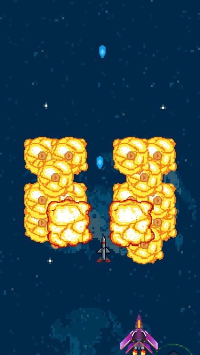 Pixel Space Shooter Galaxy Screenshot
