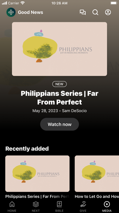 Good News Church DE Screenshot