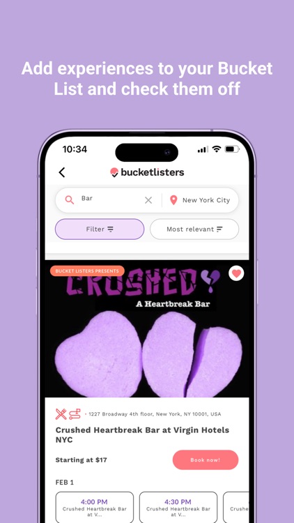 BucketListers: Things To Do