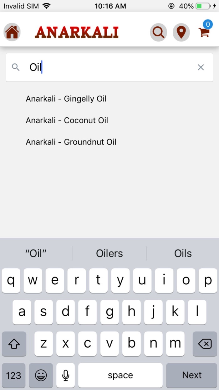 Anarkali Grocery App