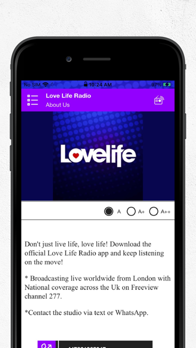 Love Life Radio Screenshot