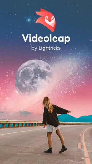 Screenshot von Videoleap KI-Video Erstellen auf dem iPhone 9