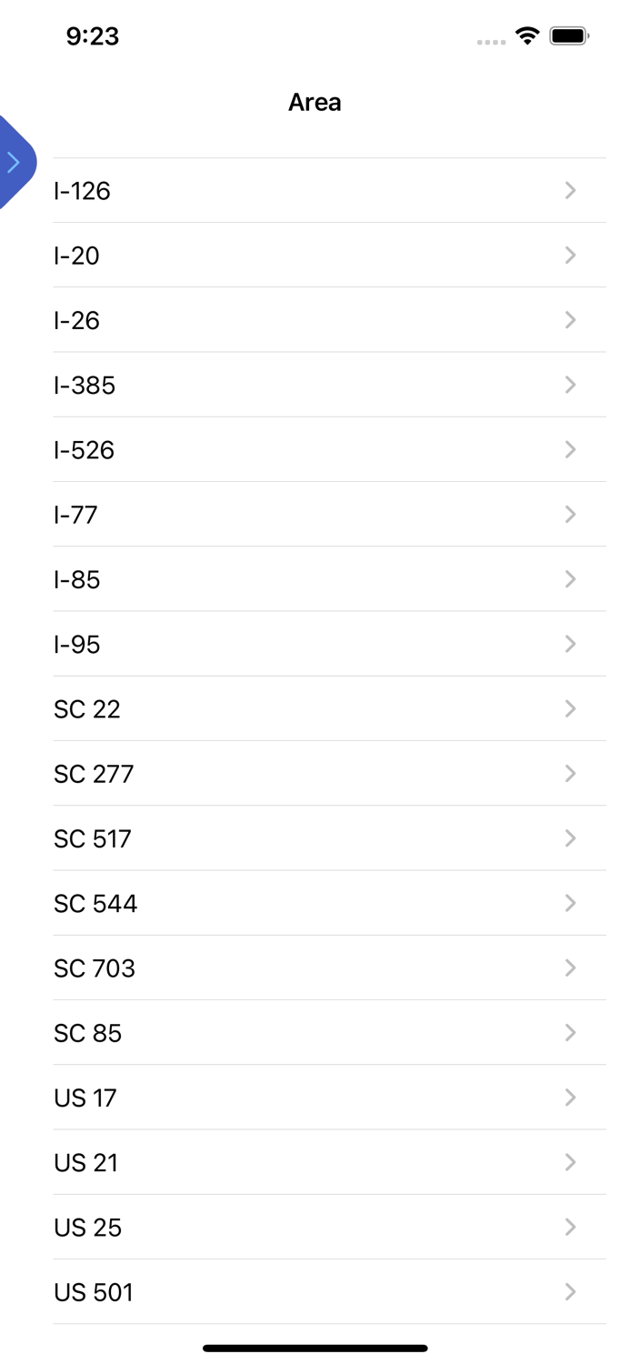 Live Traffic - South Carolina