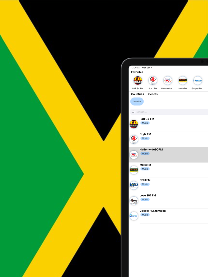 Jamaica Radios - FM AM