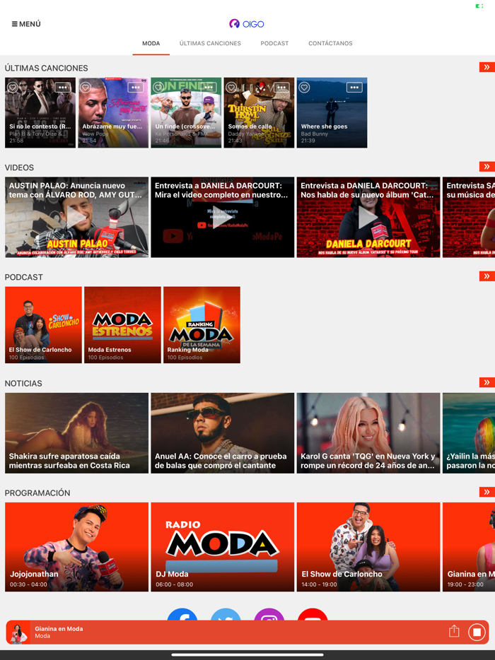 Oigo – Radios fm podcasts