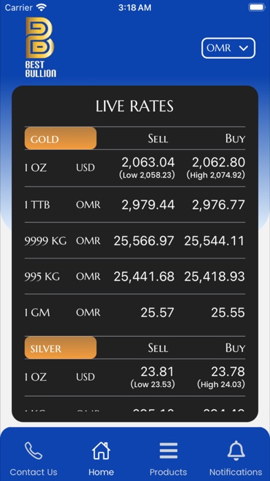 Best Bullion: Oman Screenshot