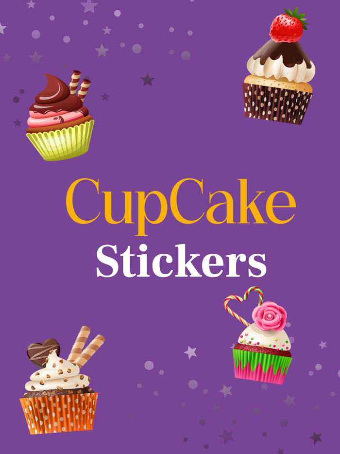 Cupcake Stickers