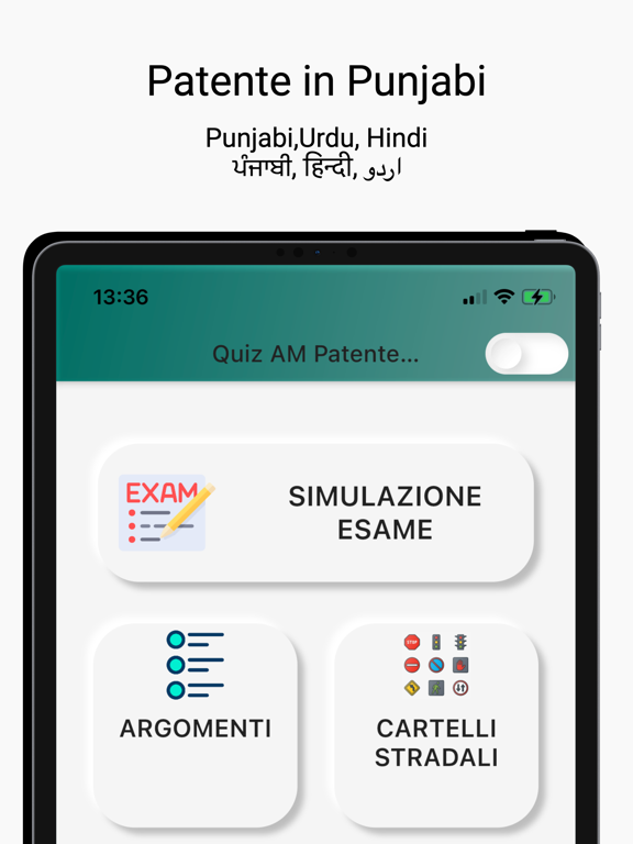 Quiz Patente AM Multilingua