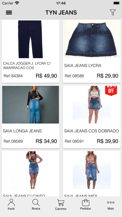 Tyn Jeans Screenshot