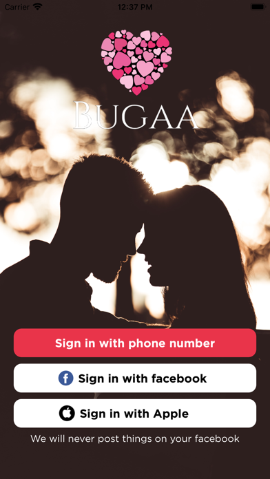 Bugaa - Modern Dating Screenshot