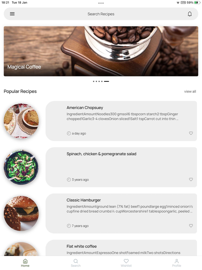 World Recipes App