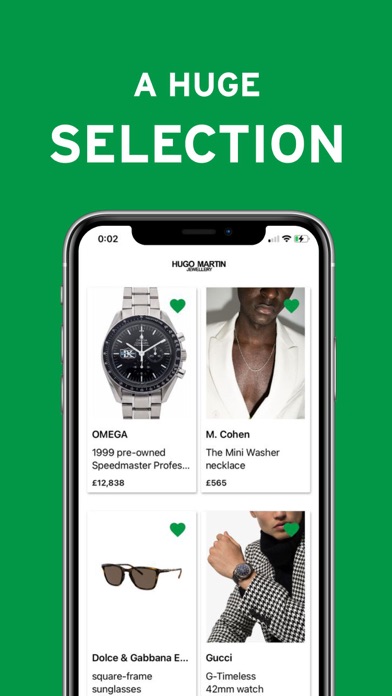 Hugo Martin Luxury Watches Screenshot