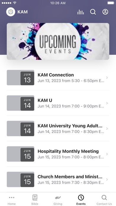 Kingdom Apostolic Ministries Screenshot