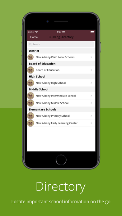 New Albany Schools Screenshot
