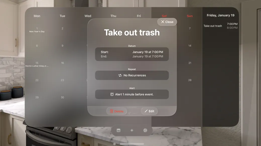 Datum - Calendar screenshot 3