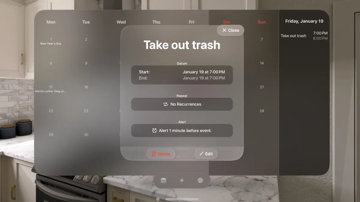 Datum - Calendar screenshot 3