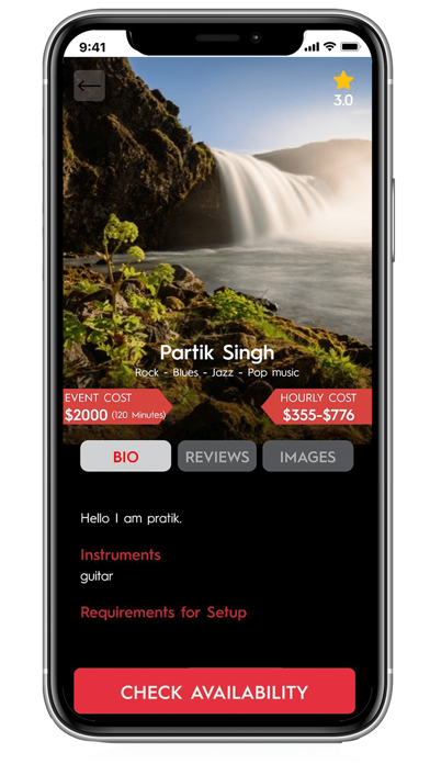 Lagni-App Musician Screenshot