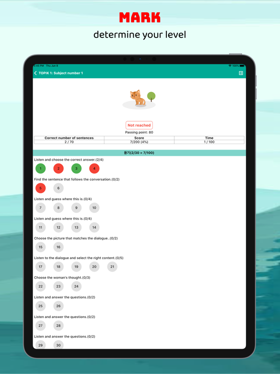 Topik Master - Topik Exam Test iPad screenshot