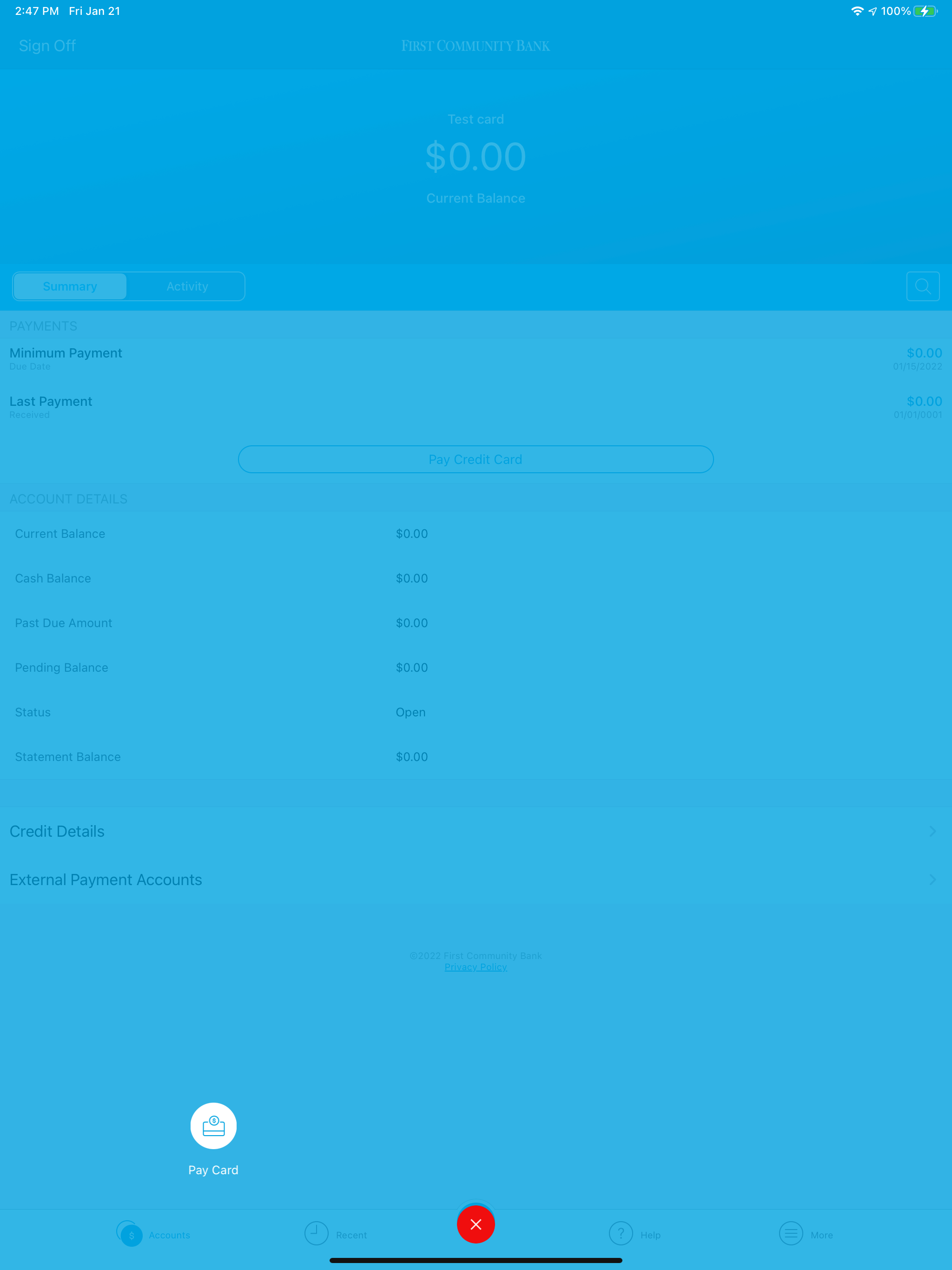First Community Credit Cards