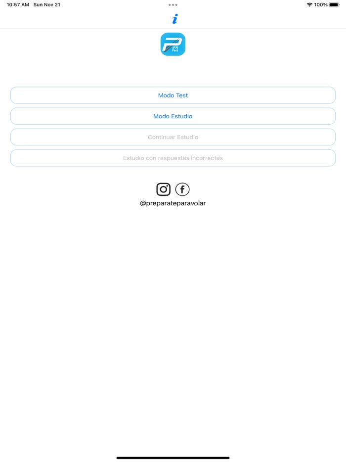 Preparate IFR Examen DGAC Peru