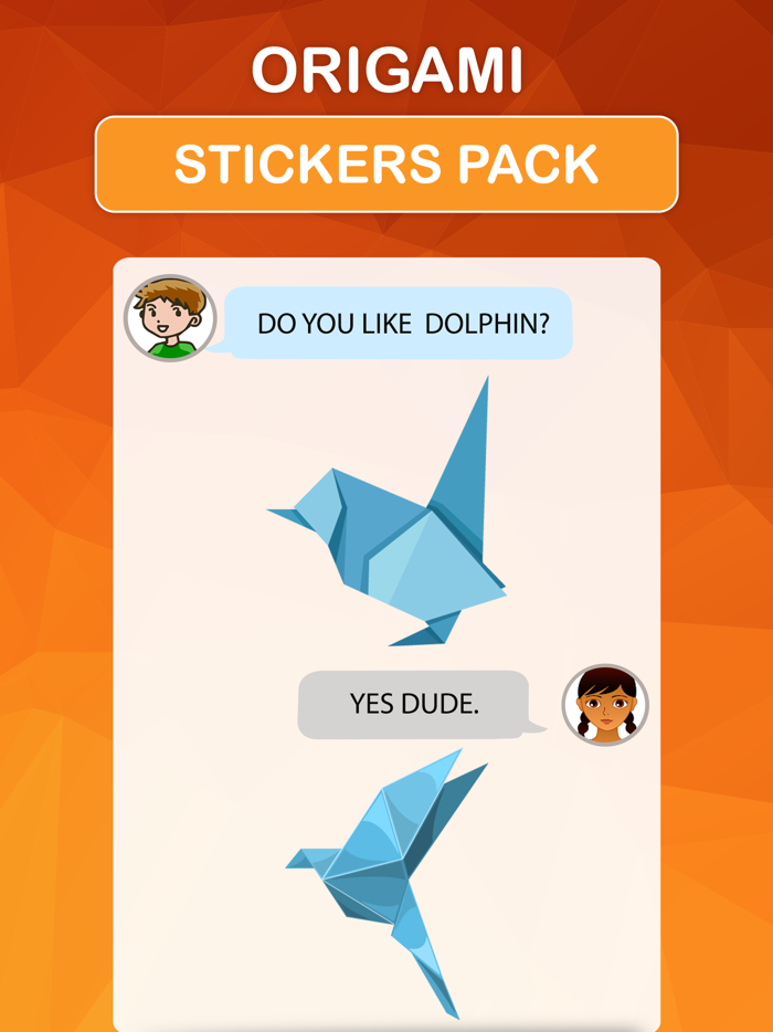 Origami Stickers Pack