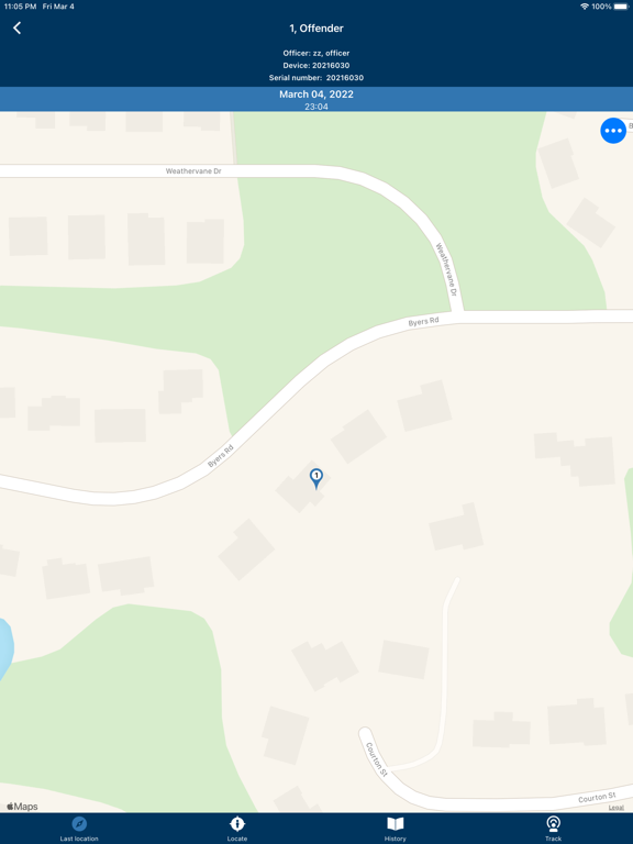 Omnilink FocalPoint Mobile iPad screenshot 3 - Navigation app