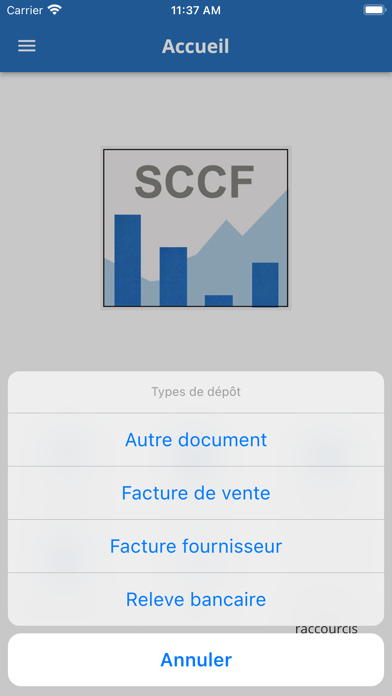 SCCF Expert Comptable Screenshot