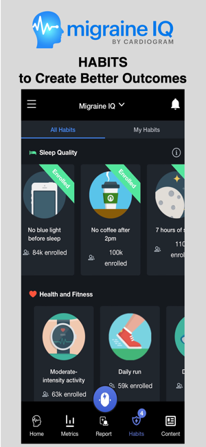 ‎Cardiogram: HeartIQ MigraineIQ Screenshot