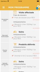 Mon Suivi Véto screenshot