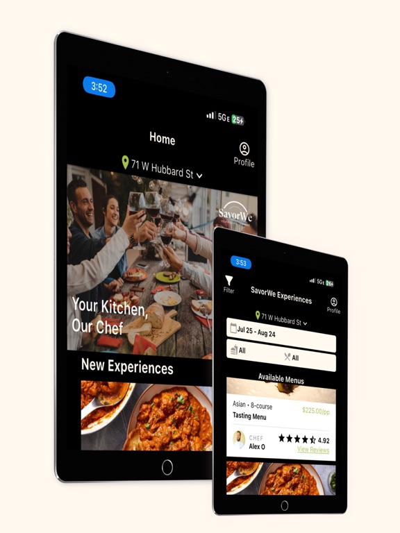 SavorWe iPad screenshot 4 - Food & Drink app