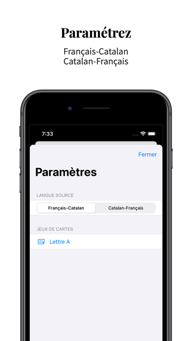 Vocabulaire Catalan-Français Screenshot